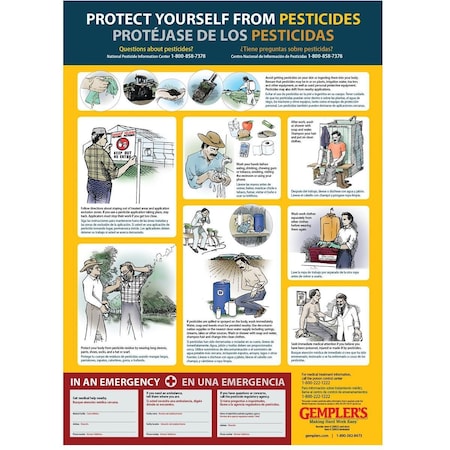 Gemplers Pesticide Safety Poster 230033